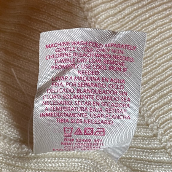 No Boundaries Women's Cardigan and Crop Top, 2-Piece Set Size Large - Picture 8 of 8